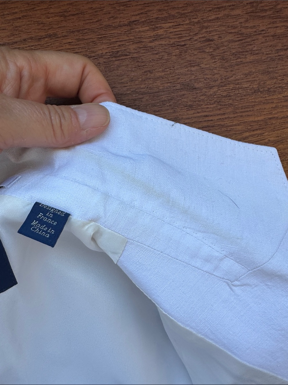 Faconnable White Linen Women’s Suit Jacket & Pants - Picture 11 of 12